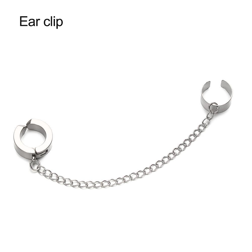 TOP Ear Clip Earrings Punk Men Women Jewelry Gifts Painless Ear Jewelry