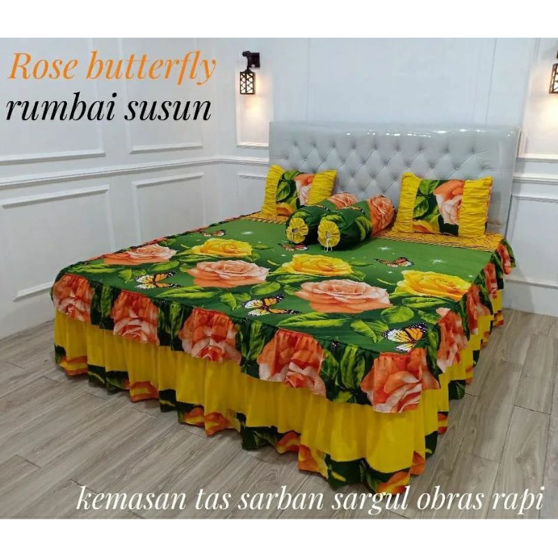 Sprei Rumbai Susun uk 180x200cm
