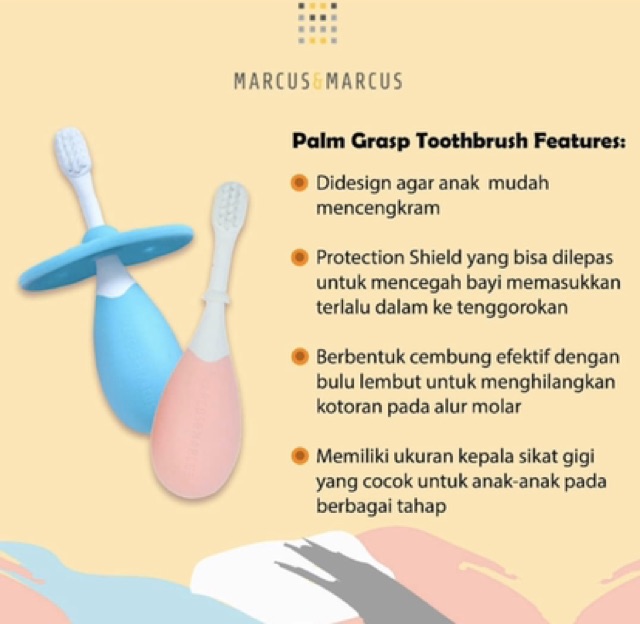 Marcus &amp; marcus palm grasp toothbrush