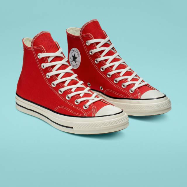 CONVERSE 
CHUCK 70 HI
ENAMEL RED / EG
