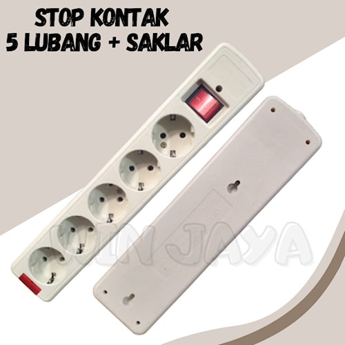 STOP KONTAK SAKLAR MULTIPRO TERMINAL TANPA KABEL COLOKAN LISTRIK