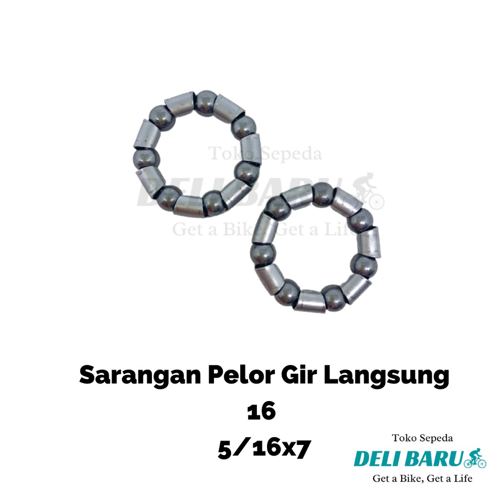 Sarangan pelor lahar gear tengah model gir langsung sepeda anak BMX 12 16 18 20