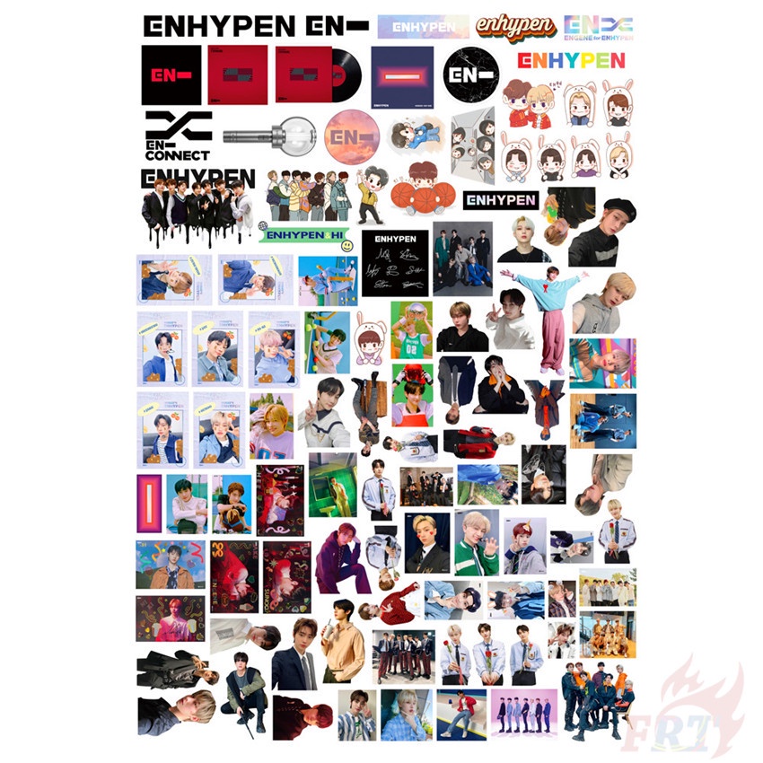 105pcs / Set Stiker Doodle KPOP Superstar Untuk Dekorasi Koper / Laptop / Skateboard DIY