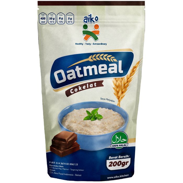 Aiko Oatmeal Coklat Shopee Indonesia
