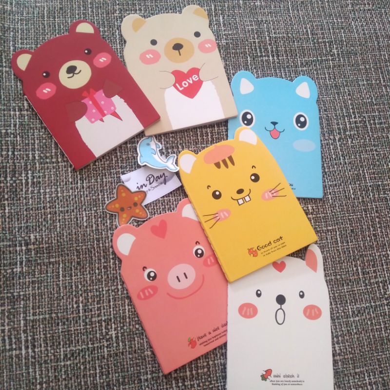 Notebook Karakter Kecil | INDAY SHOP