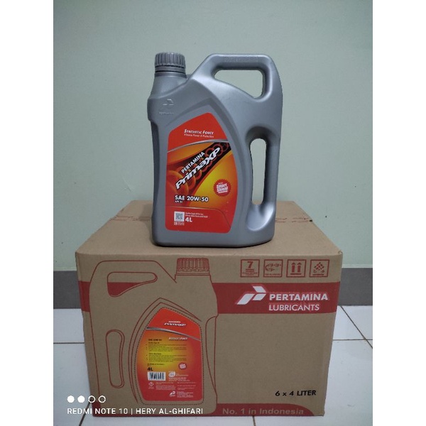 OLI PERTAMINA PRIMA XP SAE 20-50 ORIGINAL