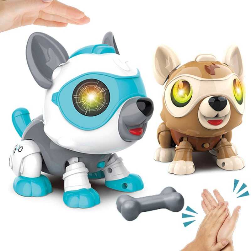 GIJ - DZQ Mainan Robot Dog Kontrol Perintah Suara Anak Voice Control