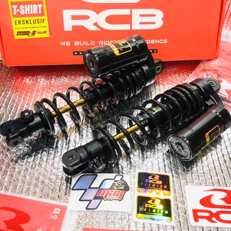 SHOCKBRAKER SHOCK RCB MB2 PREMIUM Plus clik rebound NMAX NEW AEROX NEW AEROX OLD GRATIS BAJU RCB