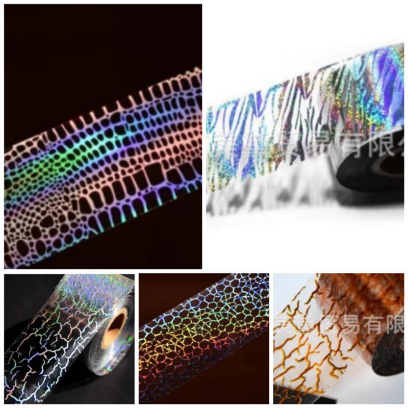 

hot stamping foil motif zebra