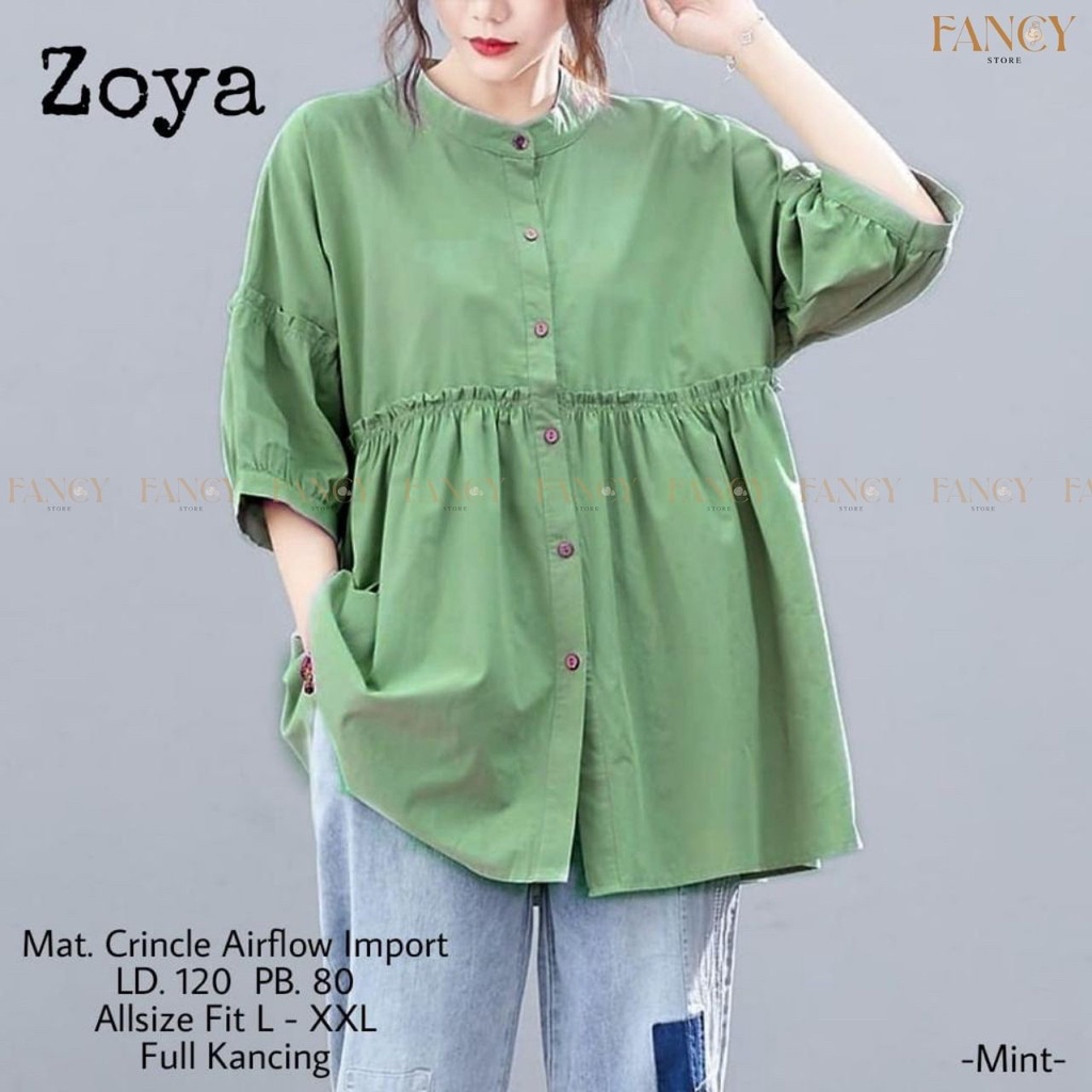 Zoya tunik by fancy/ baju tunik wanita