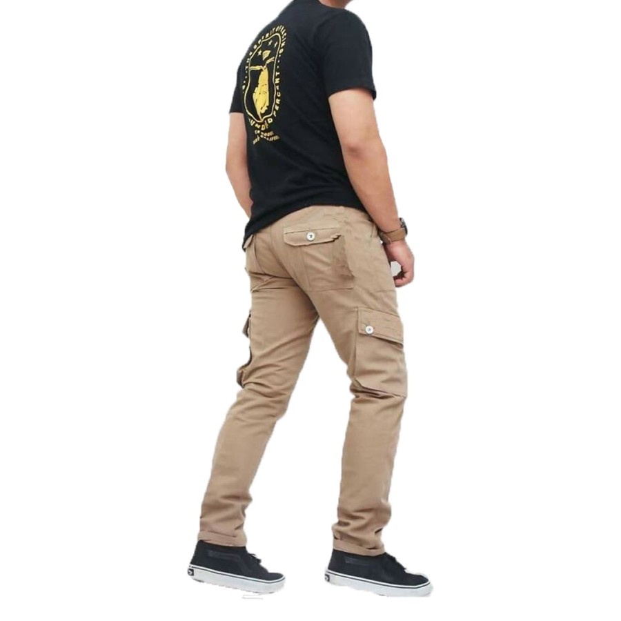 YANG LAGI HITS Celana Cargo Panjang Pria Chino MMA Ufc Venum Pantai Size 27-33 Melar Tebal