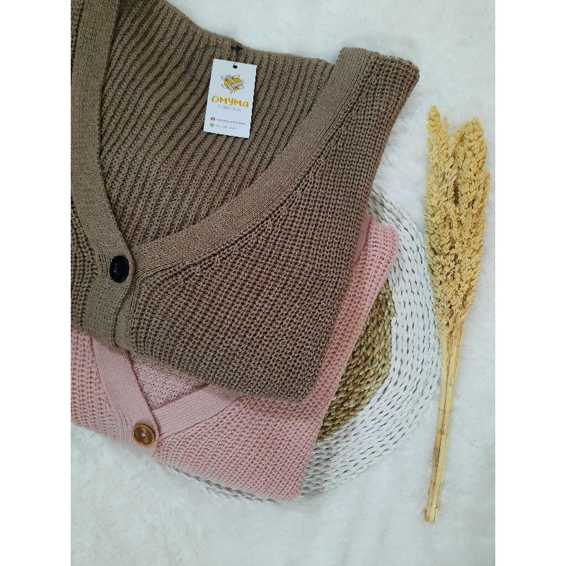 Cardigan crop / cardigan rajut / crop cardi / kardigan rajut