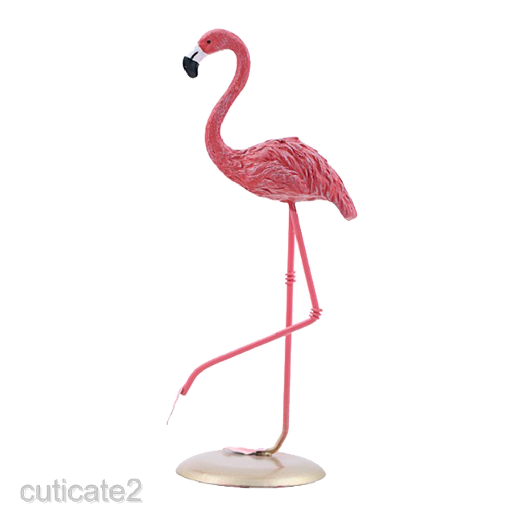 Patung Burung Flamingo Bahan Resin Untuk Dekorasi Rumah Shopee