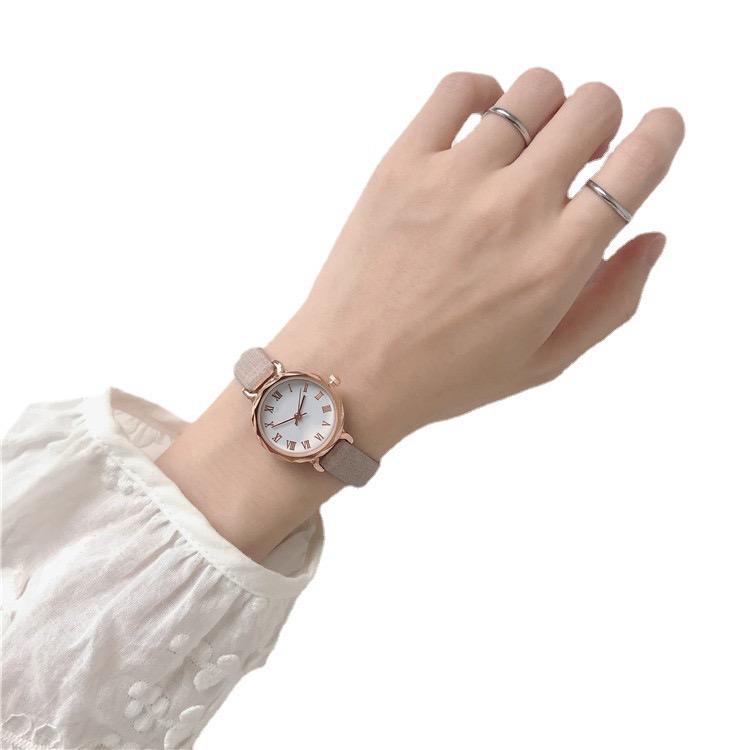 Jam Tangan Quartz Strap PU Analog Casual Gaya Retro Wanita Persegi Watch Korean Fashion Body Belimbing BISA COD