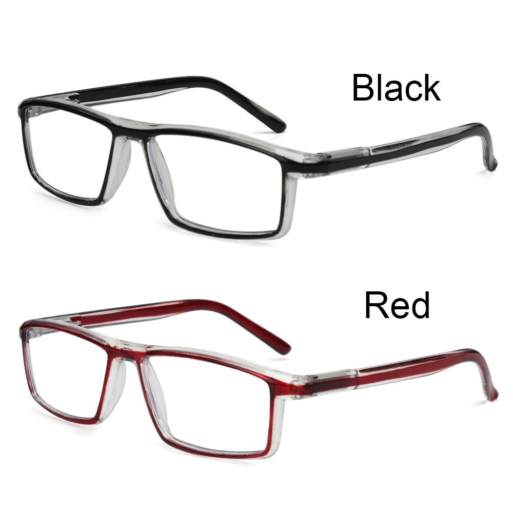 ROW Unisex Reading Glasses High-definition Eyeglasses Presbyopic Glasses Vision Care Portable Anti Blue Light Ultralight PC Frames/Multicolor