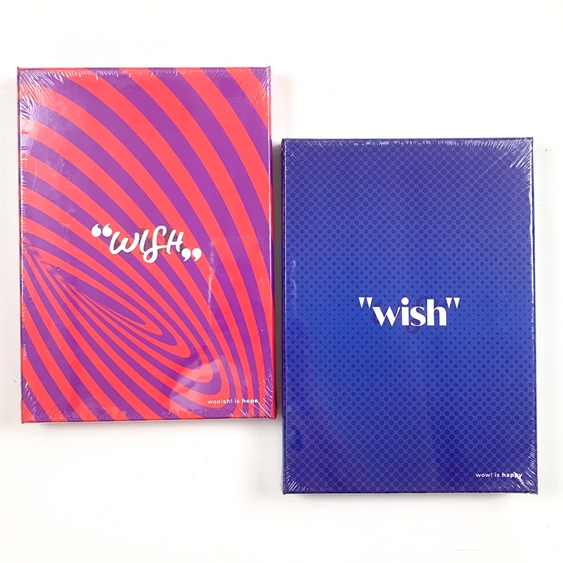 WOO!AH! 3rd Single Album - WISH + Poster