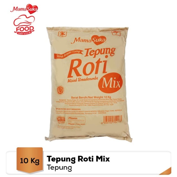 

PROMO [COD] Mamasuka Tepung Roti Mix 10Kg