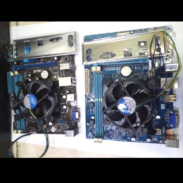 Paket mainboard h61 prosesor i5 3470 ivy plus fan asus gigabyte