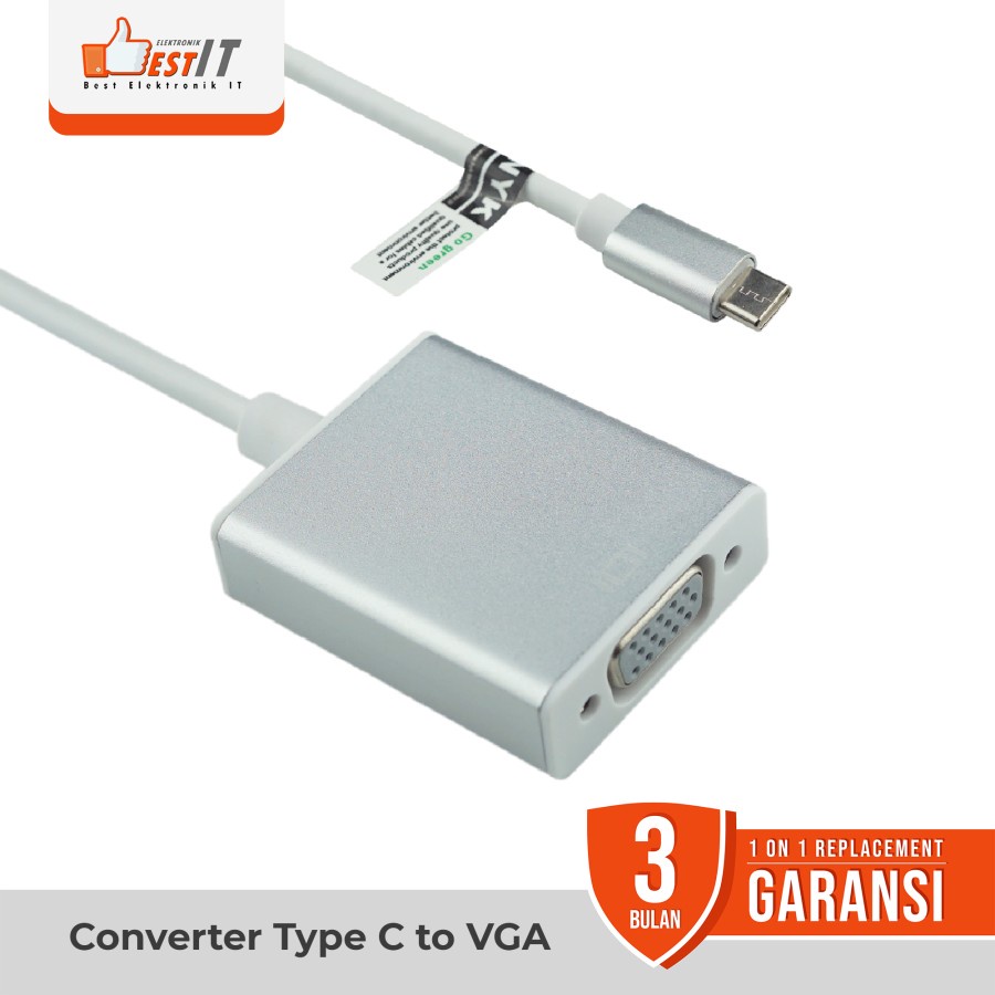 Converter Kabel TYPE C to VGA NYK Original