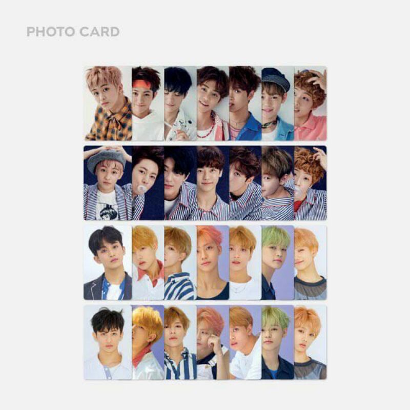 NCT DREAM 6TH REPACKAGE PHOTOCARD TIN CASE PHOTOCARD PC MARK CHEWING GUM WE GO UP WGU PHOTOCARD PC R