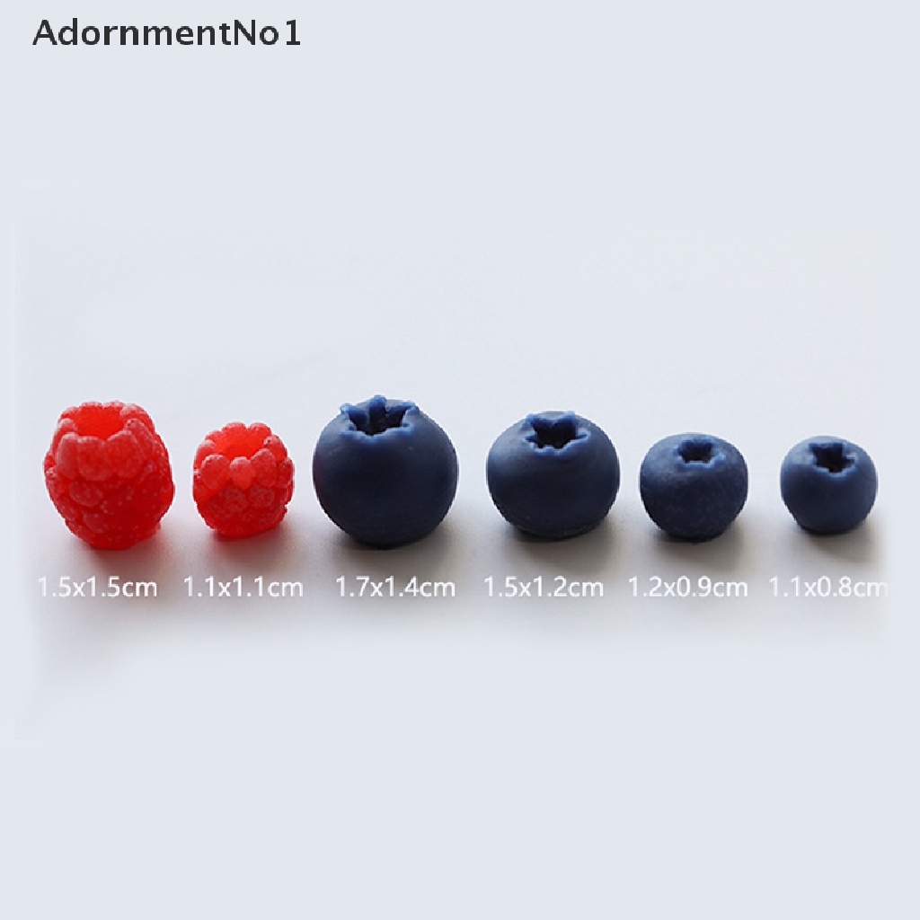 (AdornmentNo1) Cetakan Kue Bentuk Blueberry Raspberry Bahan Silikon