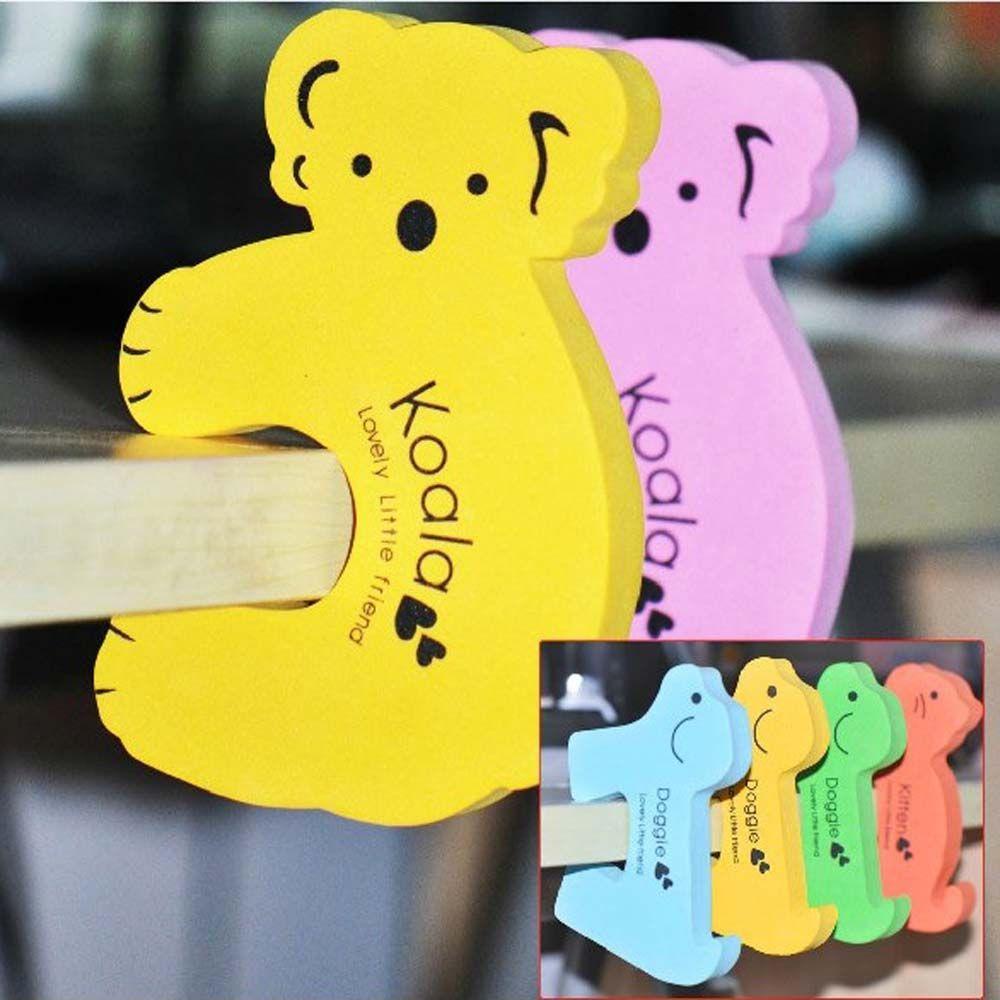 Lanfy Koala Door Stopper Anjing Kreatif Bantalan Anti Tabrak Penangkap Pintu Blok Keamanan Pintu Kartu Safety Mainan Crash Handle Bumper