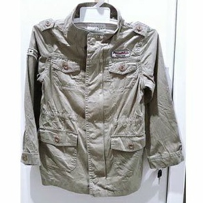 Jaket Preloved Jaket Parka Anak Cewe Cowo Army Estimasi 5 s.d 7 Tahun