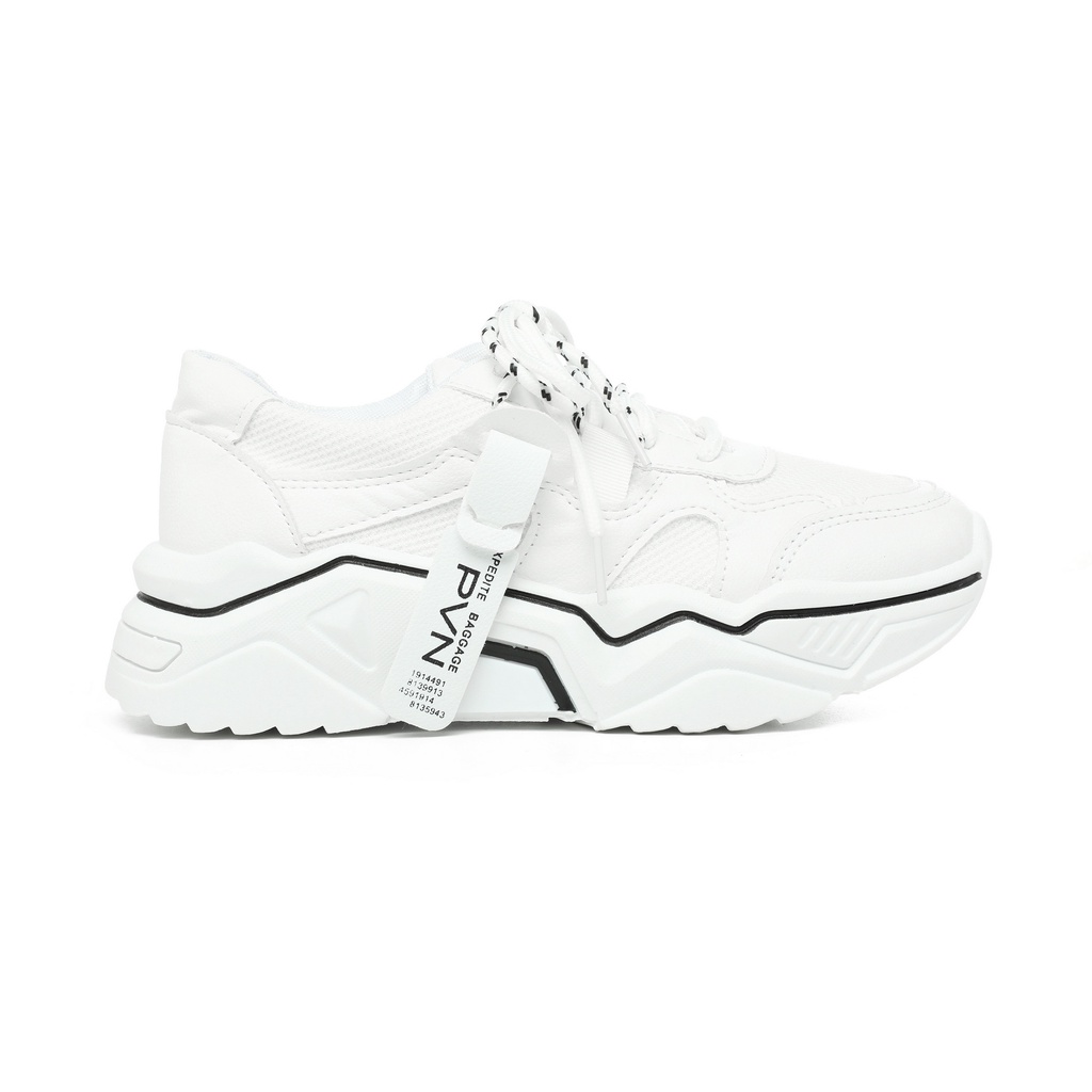 PVN Jipyeong Sepatu Sneakers Wanita Sport Shoes White 099-1