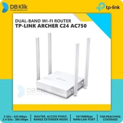 Router Wireless TP-Link ARCHER C24 AC750 Dual Band 300Mbps- ARCHER C24&quot;ORIGINAL&quot;