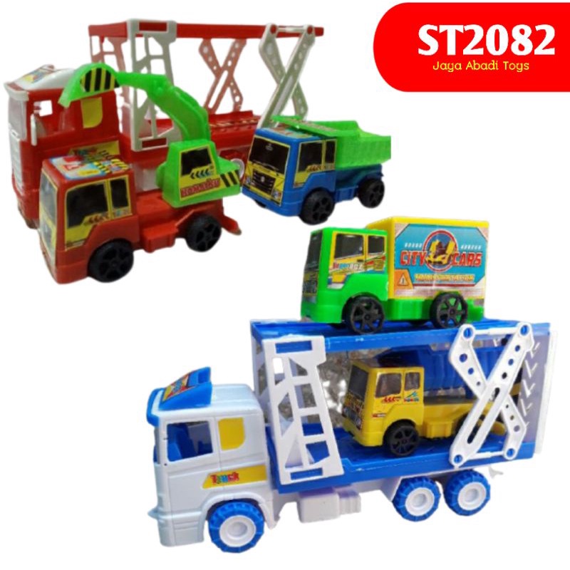 ST 2082 - Mainan Truk Muat Konstruksi isi 2pc ST2082