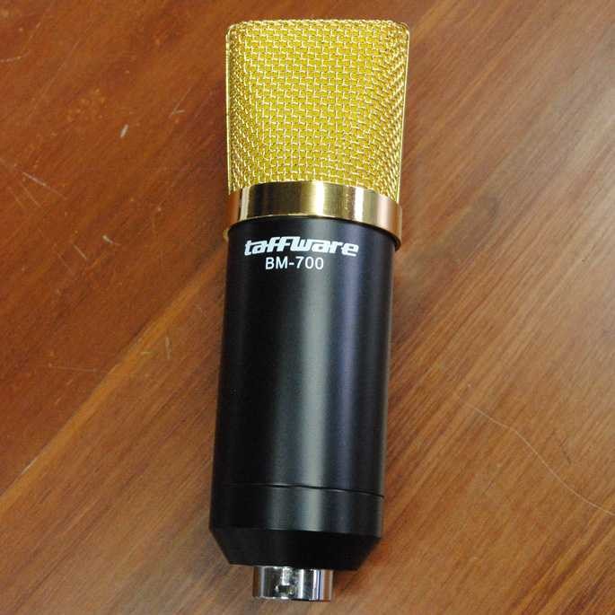 TaffSTUDIO Mikrofon Kondenser Studio dengan Shock Proof Mount - BM-700