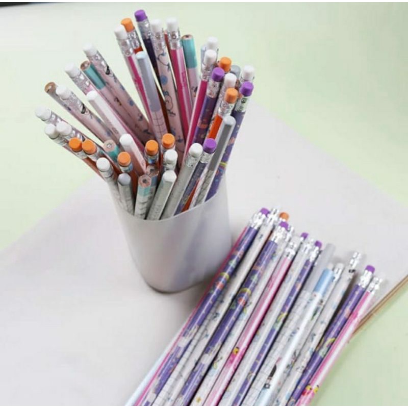 

PENSIL STIP PENSIL HB BERGAMBAR KARAKTER KARTUN