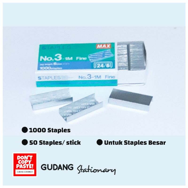 Isi Staples Besar No.3 MAX