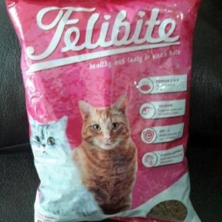 PAKAN KUCING FELIBITE - KIBBLE Ikan 500gram