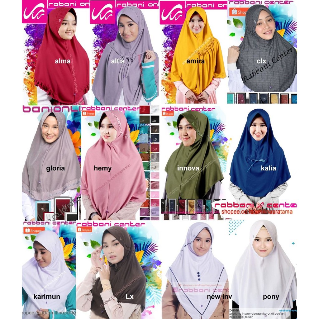 KERUDUNG RABBANI ASLI