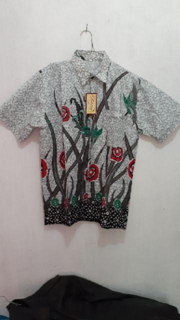 Kemejabatikpria/batikpria/batikcowok/bajubatik/pakaianbatik/batikpekalongan/batik Oval Litle