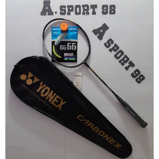 RAKET BADMINTON YONEX CARBONEX 50 PLUS BG66