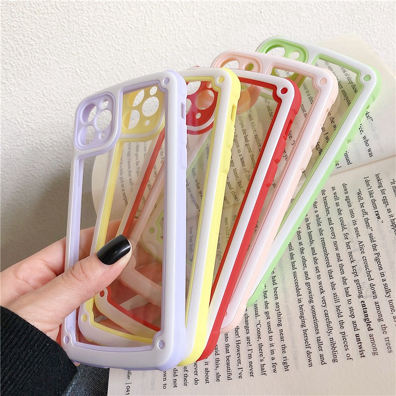 Case Bahan TPU Warna Permen Untuk iPhone SE2 6 6s 7 8 Plus X XS Max XR 11 Pro Max