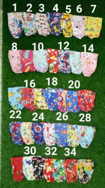 (Harga Ecer) Celana Joger anak perempuan dan laki katun catra size S,  celana panjang jogger anak