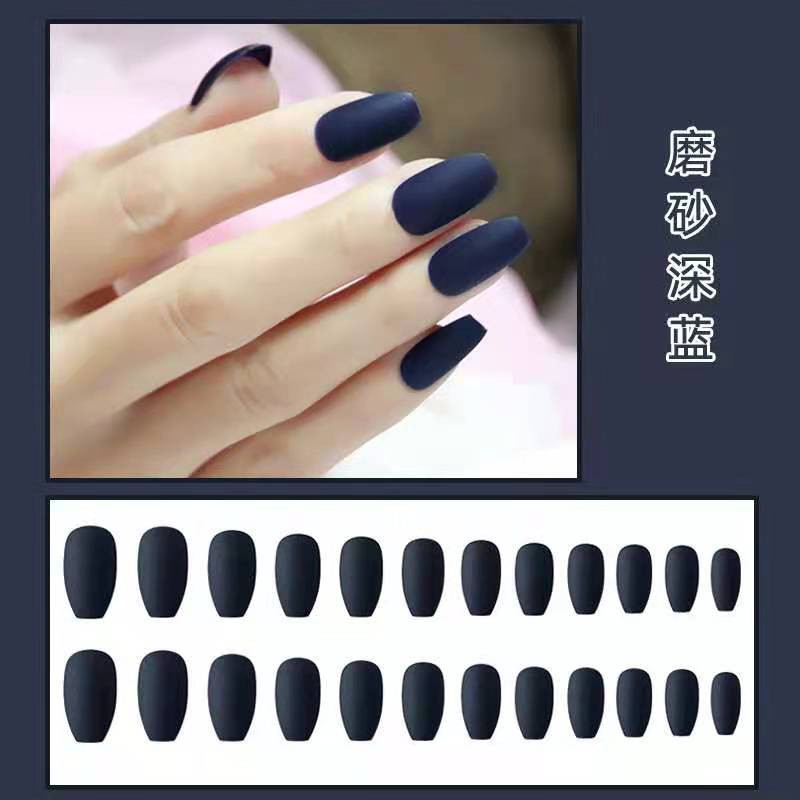 Kuku palsu matte 24pcs/ false fake nails  matte elegant nail art