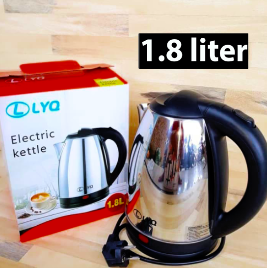 TEKO LISTRIK STAINLESS UKURAN 1.8 LITER