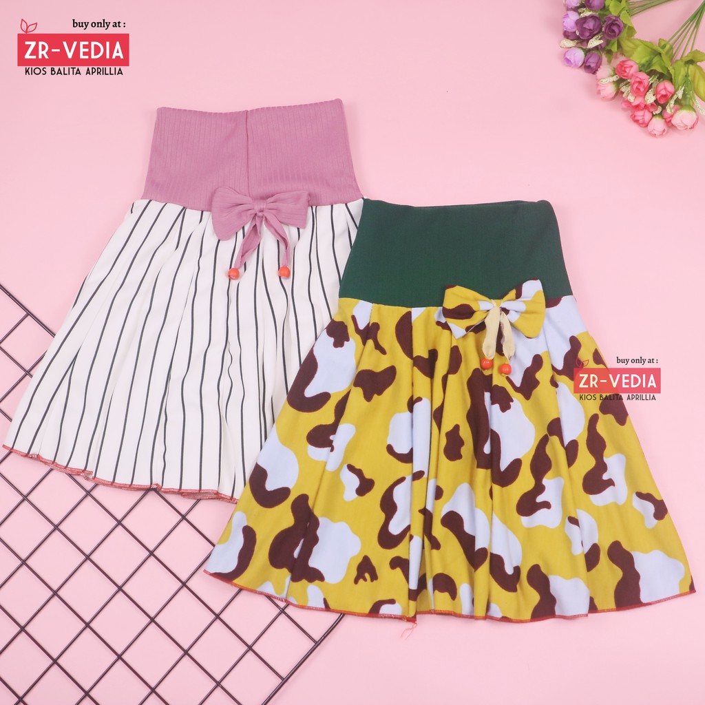 MOTIF Rok Pita Bianca uk 2-10 Tahun / Rok Motif Anak Perempuan Cewek Murah Skirt Bawahan Pendek Adem