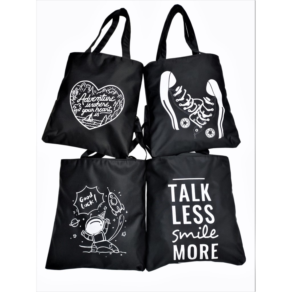 BISOBISI TOTE BAG HITAM AVERY