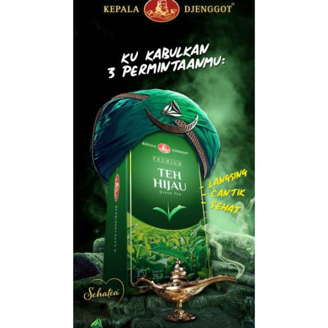 Promo Teh Hijau Celup Kepala Djenggot 60gr Diet Keto