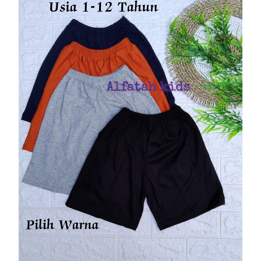 Paket Celana Pendek Anak OshKosh Polos  Harian Kolor 10 pcs