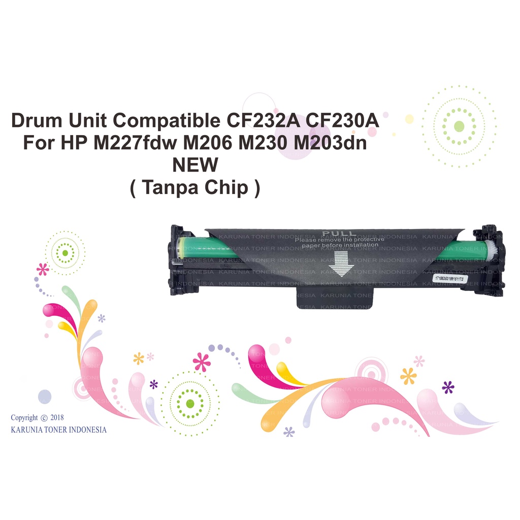 Drum Unit Compatible 30A 32A CF232A CF230A HP M227fdw M203dn PLUS CHIP