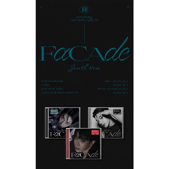 WONHO - 3rd Mini Album FaCAde (Jewel ver.)