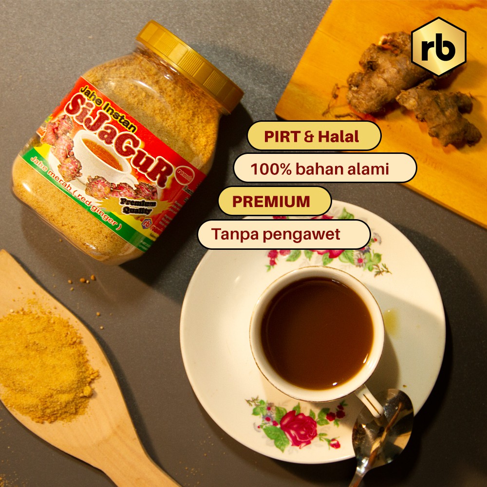 

Jahe Merah Instan Bubuk SIJAGUR | Toples 300 gr PREMIUM