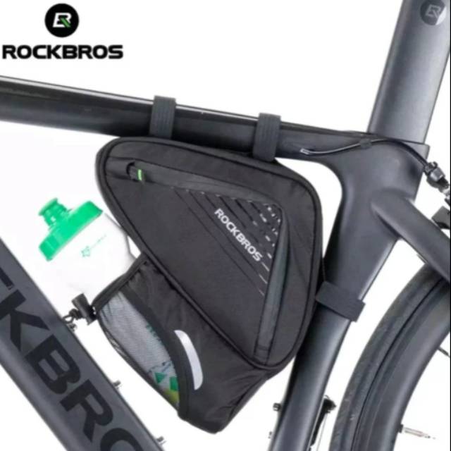 Jual Tas Frame ROCKBROS model Segitiga serba guna ada tempat botol