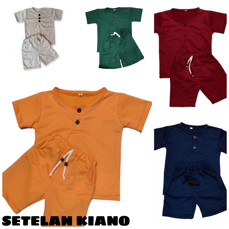 Setelan anak kiano  6 bulan - 5 tahun set anak baby tery / baju setelan anak anak